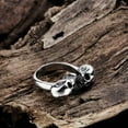 thumbnail image 6 of EOEMY Stainless Steel Antique Gothic Biker Tribal Ring Black Men'S Unisex Skull B178-9, 6 of 9