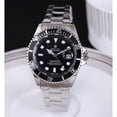 thumbnail image 2 of Reloj De Cuarzo Con Esfera Grande Simple Rolex De Acero Inoxidable Casual Para Hombre, 2 of 4