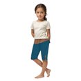 thumbnail image 4 of Loopsun Girls Summer Shorts, Leggings for Girls, Toddler Kids Girls Fashion Solid Summer Leisure Yoga Sports Shorts Pants Dark Blue 8-9 Years, 4 of 5