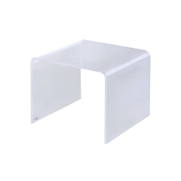 Fox Hill Trading Pure Decor Lucite Acrylic Cocktail Tables in Clear (Set of 2)