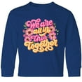 thumbnail image 3 of Inktastic Inspirational Quote We are all in This Together Long Sleeve Youth T-Shirt, 3 of 5