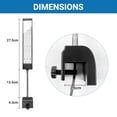 thumbnail image 6 of DAYBETTER 11" Length Clip On Aquarium LED Light, 24/7 Mode Full Spectrum Fish Tank Light with Timer, Adjustable 10 Brightness for Fish Tank, 6 of 7