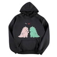 thumbnail image 5 of CEHVOM Pull à Capuche Automne Hiver pour Femmes Chandail en Molleton Décontracté à Capuche Sport Extérieur Chaud, 5 of 5