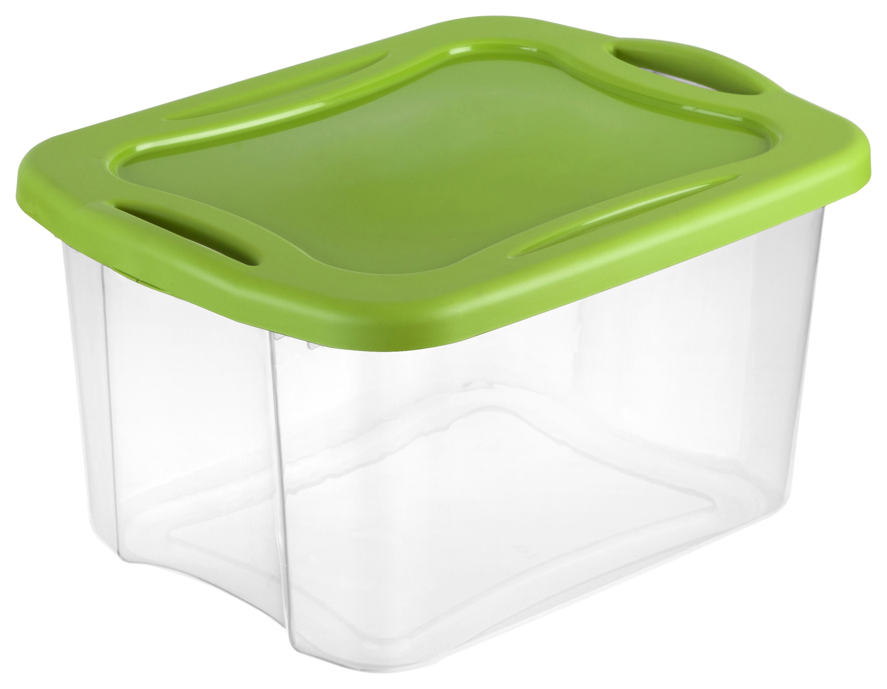 Sterilite Easy Carry 38 Liter Spicy Lime Storage Box
