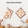 thumbnail image 6 of Bingfone Cartoon Chicken Print Oven Mitts Pot Holders Set 2 PCS for Kitchen for Cooking Grilling Baking BBQ Pot Holders Cook Essentials, 6 of 7