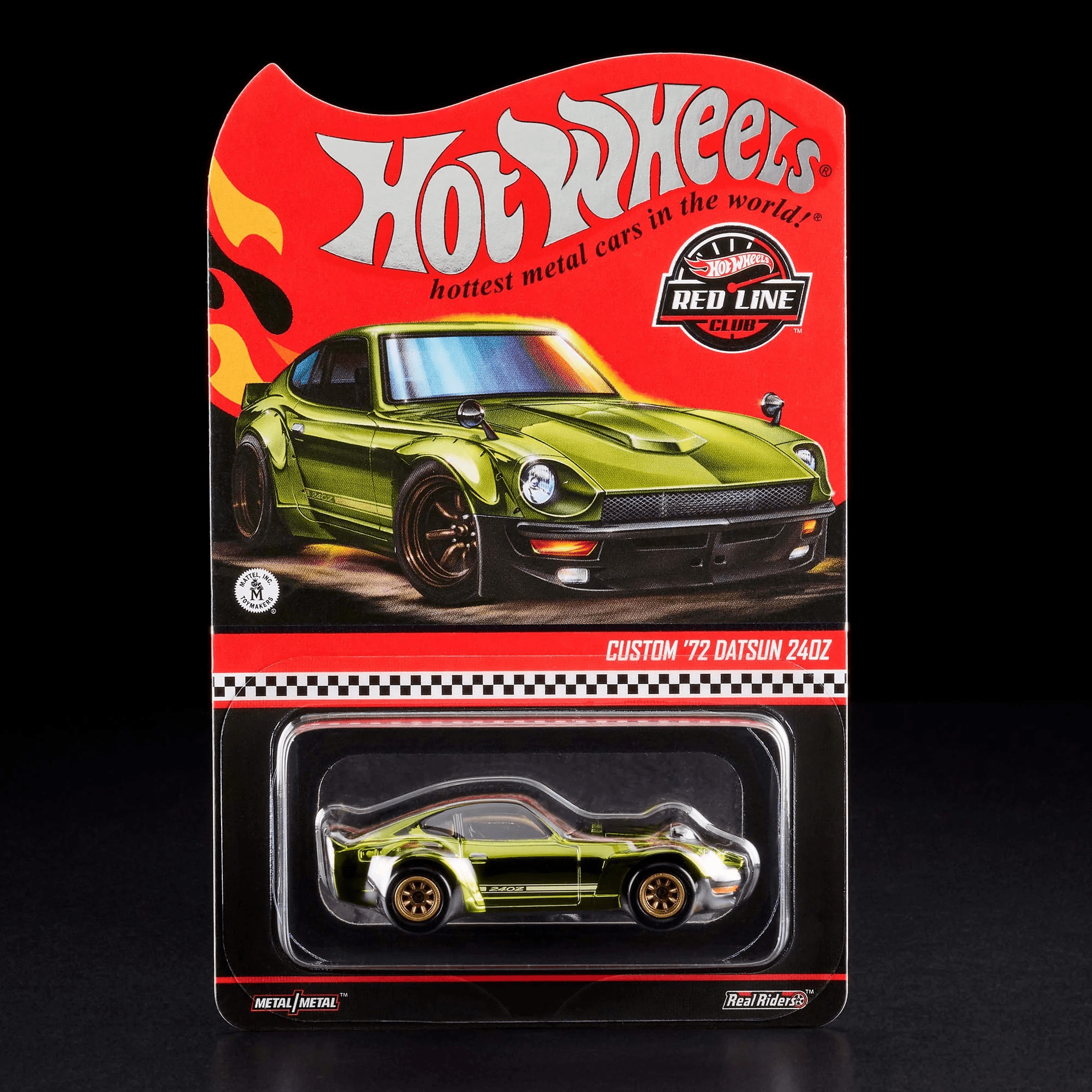 Hot Wheels Custom '72 Datsun 240z RLC Exclusive - Olive - Walmart.com