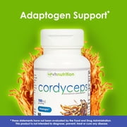 VH Nutrition Cordyceps Capsules 700mg - Sinensis Mushroom Supplement Supports Hormone Balance, Natural Adaptogen - 60 Capsules