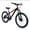 Black + Red, variant on LuckyNote 24 Inch 21 Speed Mountain Bike, Adult Mountain Bicycle with Front Suspension Dual Disc Brakes Steel Frame Non-Slip Tires for Men Women Outdoor Cycling, Black and Red