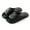 Black, variant on Cloud Slides Sandals for Women Men Soft Pillow Thick Sole Shower Shoes Bathroom Home Slippers