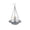 Grey, variant on HCBY Solar Powered Hanging Bird Bath,Fountain Style Outdoor Bird Feeder,For Garden Patio Backyard,Water Feature Bird Accessory