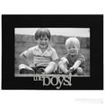 thumbnail image 3 of Malden International Designs 4307-46 The Boys! Expressions Picture Frame, 4x6, Black, 3 of 3