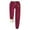 Red, variant on Sweatpants For Women Pajama PURCOLT Fashion Casual Printed Span Ladies High Waist Keep Warm Long Pants Full Length Pants Leggings Up to 65% off