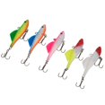 thumbnail image 2 of Señuelo VIB de pez, aparejos de pesca con forma de pez de imitación, anzuelo triple de aleta para mar/agua dulce, 5 uds., 2 of 8