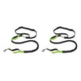 thumbnail image 1 of Guardoinrt Adjustable Belt Pet Reflective Leash Traction Rope Durable Polyester Jogging Dog Leash Hands-Free green 2Set, 1 of 6