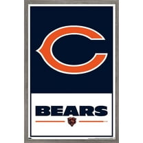 NFL Chicago Bears - Logo 21 Wall Poster, 22.375" x 34", Framed