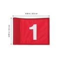 thumbnail image 2 of Sipeihong Numbered Golfing Flag Court Flag Pin Flags Golfing Supplies, 2 of 10