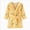 Yellow 0626, variant on Toddler Boys Girls Flannel Bathrobes Kids Soft Hooded Sleepwear Cartoon Print Night-robe Kids Flannel Hooded Bathrobe 2T 3T 4T 5T 6T 7T Toddler Plush Robes With Belt,Yellow,Size 2-3T