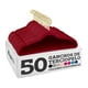 thumbnail image 1 of 50 Ganchos de Terciopelo para Ropa, Gancho Dorado Giratorio 360 Grados BORGOÑA, 1 of 3