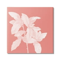 Stupell Industries Pink & White Botanical Botanical & Floral Painting Gallery Wrapped Canvas Art Print Wall Art, 36 x 36