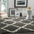 thumbnail image 1 of Safavieh Dallas Logan Geometric Shag Area Rug, 1 of 7