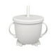 thumbnail image 1 of 2025 Vaso con pajita de silicona antiderrame para dos orejas, 1 unidad, vaso portátil con tapa y pajita para alimentos, a prueba de fugas, para viajes, picnics y uso diario, 1 of 4