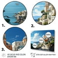 thumbnail image 4 of Designart "Coastal Serenade Hidden Port I" Extra Large Coastal Framed Wall Art - Coastal Blue Coastal Port Entryway Framed Wall Art Print, 4 of 7