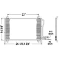 thumbnail image 1 of 2003-2006 Dodge Van Sprinter Ac Condenser With Heavy Duty Cool - CNDDPI3405, 1 of 3