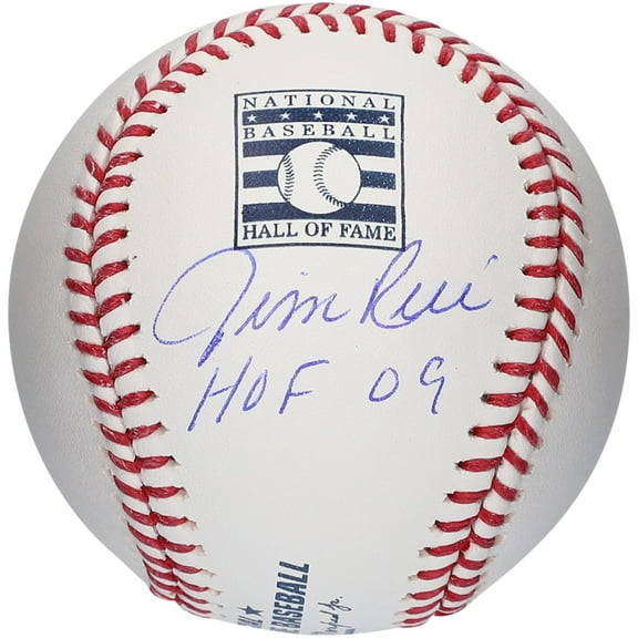 Jim Rice Boston Red Sox Autographed Hall of Fame Logo Baseball with "HOF 09" Inscription - Fanatics Authentic Certified
