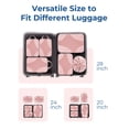 thumbnail image 6 of BAGSMART Compression Packing Cubes for Travel, Compressible Packing Cubes for Carry On Suitcase, Lightweight Travel Essentials (6-Pack (1L+2M+2S+1Shoe Bag),Pink, 6 of 7