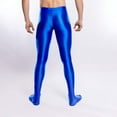 thumbnail image 3 of Men's High Waist Stirrup Leggings Tights Gym Yoga Workout Sports Pants, 3 of 5