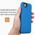 thumbnail image 5 of Apple iPhone 8, iPhone 7, iPhone 6 /6S Phone Case Slim Hybrid Shockproof Impact Rubber Dual Layer Rugged Protective Hard PC Bumper & Soft TPU Back Cover Blue Case for Apple iPhone 8, 7, 6S, 6, 5 of 5