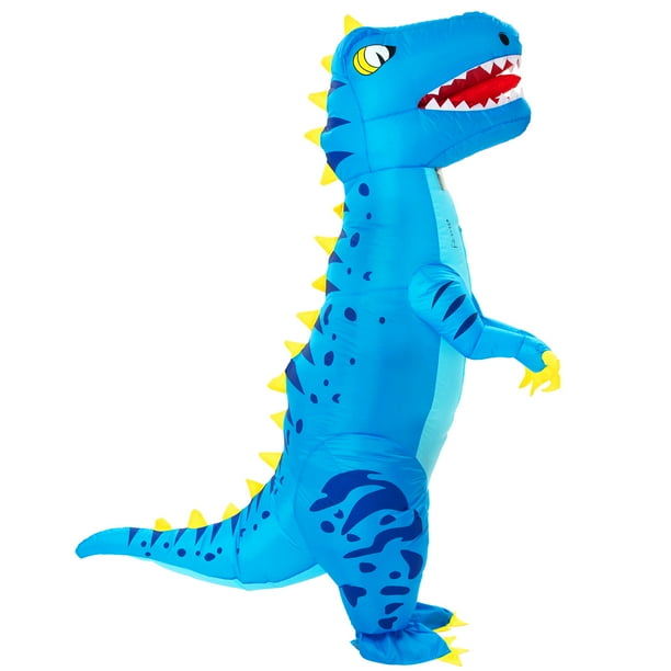 Simzone Full Body Dinosaur Costume for Adults Inflatable Costume Dinosaur Air Blow up Halloween