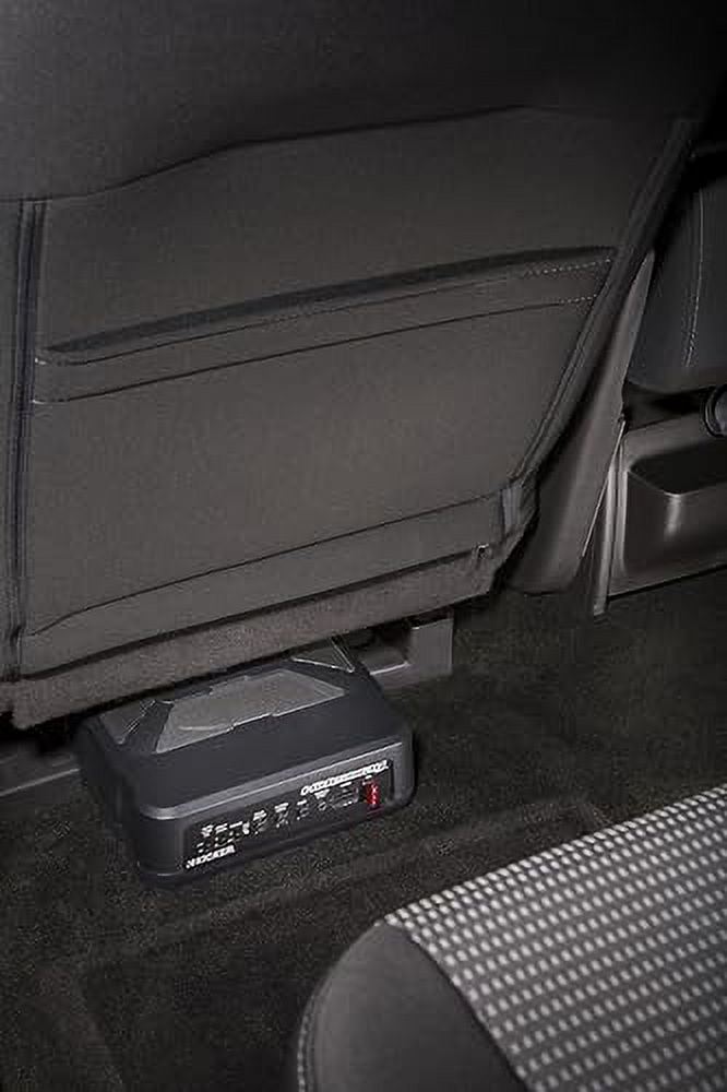 New Kicker 8" 51HS8 8" 150 Watts RMS Hideaway Compact Powered Subwoofer Enclosure