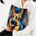 thumbnail image 6 of Shepherd Dog Velvet Throw Pillow Covers Set of 2 - 16x16, 18x18, 20x20 Inches - Unique Patterns - Bed Pillow Inserts Included for Various Occasions, 6 of 6