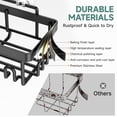thumbnail image 4 of Veken Organizador de ducha de acero inoxidable, paquete de 6, estantes adhesivos inoxidables con soporte para jabón, organizadores y almacenamiento de baño de gran capacidad, sin perforación, decoraci, 4 of 5