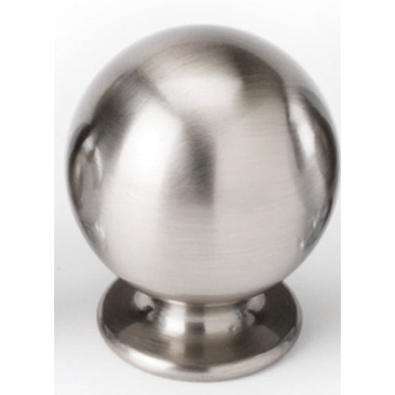 Alno 1" Spherical Knob - Satin Nickel
