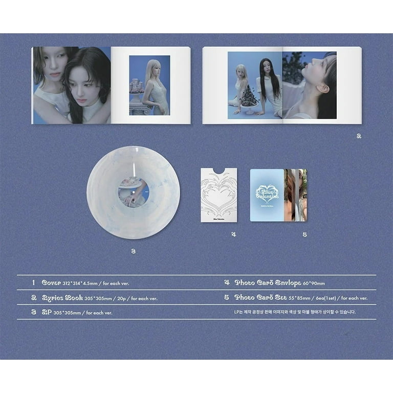 NMIXX BlueValentine (LP Ver.) 2枚セット NMIXX - [BLUE VALENTINE] 1st Full Album LP BLUE VALENTAINE Version