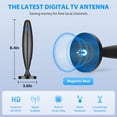 thumbnail image 4 of Antena Digital TV Qtbvae D011AF UHD 4K con Amplificador de Señal y Base Magnetica, 4 of 5