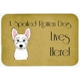 thumbnail image 2 of Caroline's Treasures Westie Spoiled Dog Lives Here Kitchen/Bath Mat, 2 of 2