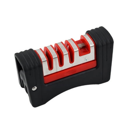 

Dasbsug Professional Knife Sharpener Household Foldable 4 Stage Manual Quick Blade Grinder Kitchen Coarse Fine Sharpening Tool