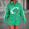 thumbnail image 2 of Women's Fashion Hoodie Long Sleeve Pullover With Sparkly Print Casual Comfortable Sweatshirt For Daily Wear And Football Events, 2 of 5