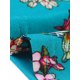thumbnail image 5 of Blusa de mujer plus size Agnes Orinda, con cuello en V, estampado floral, de manga corta, top casual 4X azul lago, 5 of 6