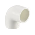 thumbnail image 1 of Accesorio de tubería 20mm Codo deslizante de 90 grados Conector Blanco 10Pcs, 1 of 4