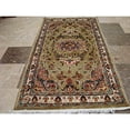 thumbnail image 2 of Exclusive Ivory Medallion Flowers Oriental Area Rug Hand Knotted Wool Silk Carpet (5 x 3)', 2 of 8