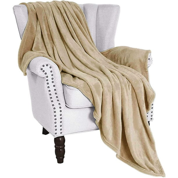 Exclusivo Mezcla Fleece Throw Blanket for Couch/Sofa/Bed,Plush Soft