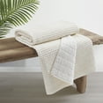 thumbnail image 6 of Levtex Home - Mills Waffle - Throw - Cream Cotton Waffle - Throw Size 50 x 60in., 6 of 7