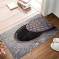 thumbnail image 2 of Manhole Cover Doormat Bathroom Rectangle Soft Entrance Hallway Mat Funny 3D Traps Anti-slip Floor Rug Foot Pad, 2 of 6