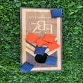 thumbnail image 2 of BESTSKY Mini Cornhole Bags 3 inches - Set of 8 Bags Orange and Navy, 2 of 4