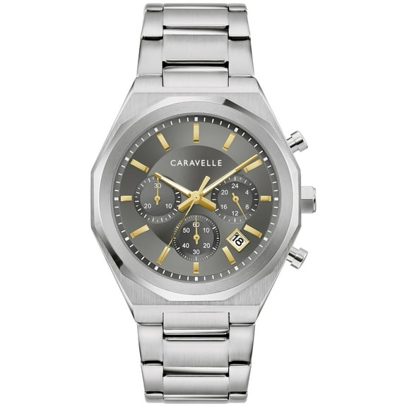 Caravelle by Bulova Men's Chronograph Stainless Steel Watch - 43A158