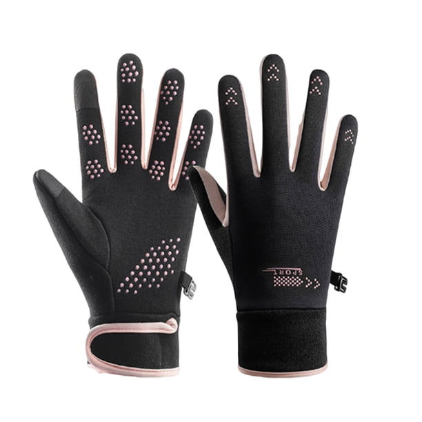 Guardurnaity Los guantes sin dedos impermeables de las señoras del poliéster permanecen cómodos y flexibles guantes impermeables para mujer guantes y mitones do